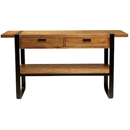 Santa Fe Sofa Table w/ 2 Drawers